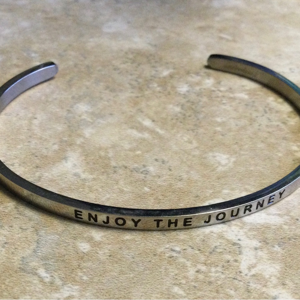 MantraBand Bangle Bracelet ENJOY THE JOURNEY